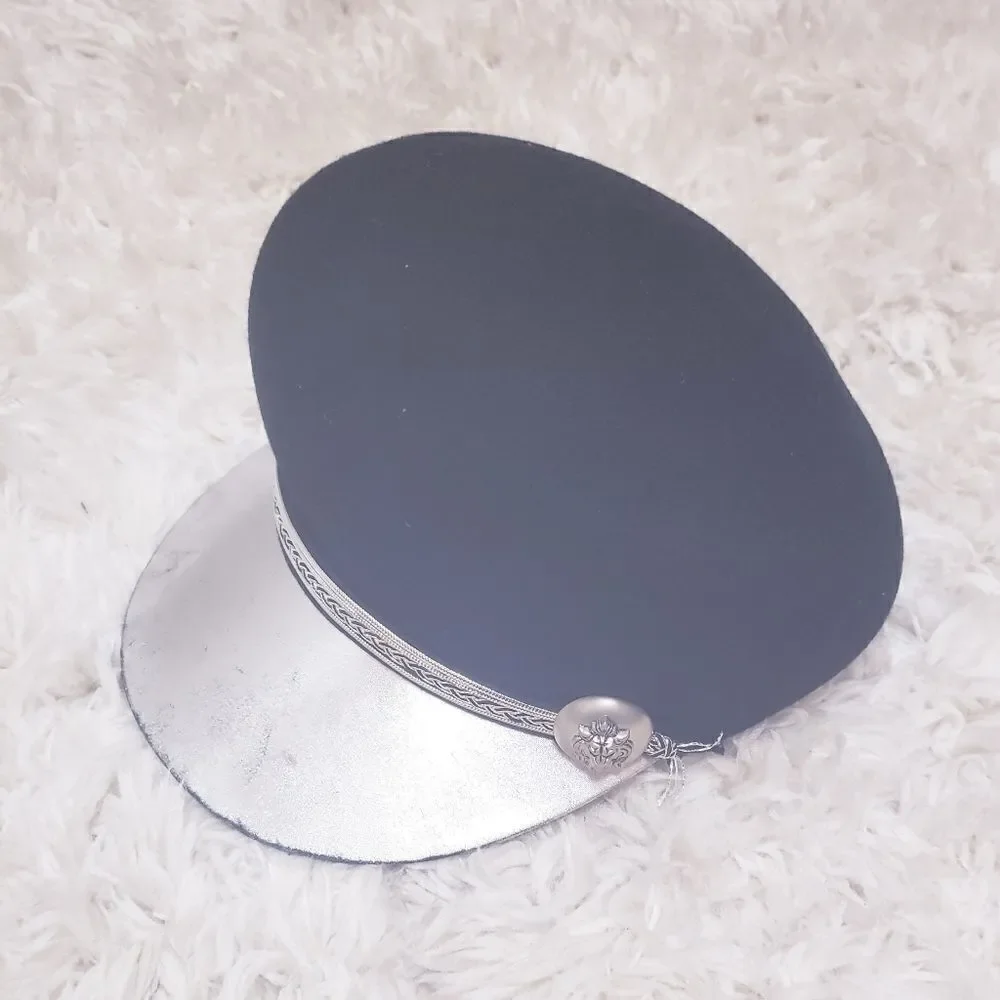 New Vintage Sonni's of San Francisco Silver & Black Wool Hat Style 1838 - Picture 4 of 7
